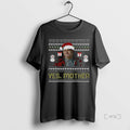 Trending Charlie Ed Gein Santa Hat Yes Mother Merry - Adult & Kids T-Shirts, Sweatshirts & Hoodies apparel design preview 1