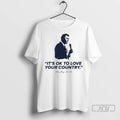 Trending Charlie Kirk Its Ok To Love Your Country - Adult & Kids T-Shirts, Sweatshirts & Hoodies apparel design preview 1
