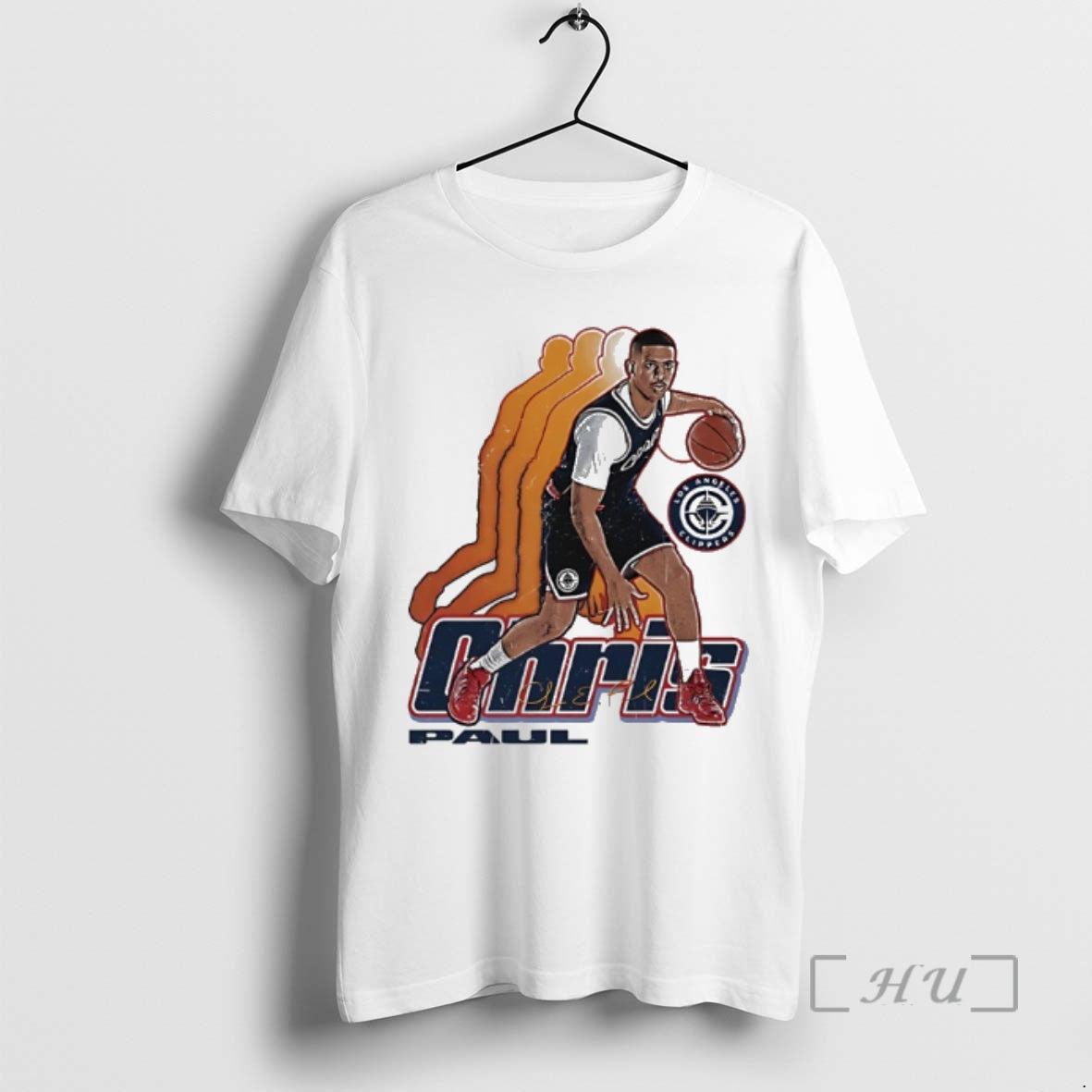 Trending Chris Paul Los Angeles Clippers Basketball - Adult & Kids T-Shirts, Sweatshirts & Hoodies apparel design preview 1