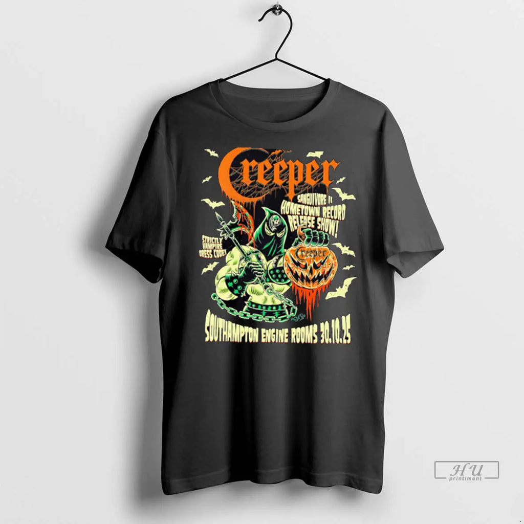 Trending Creeper Sanguivore Hometown Record Release - Adult & Kids T-Shirts, Sweatshirts & Hoodies apparel design preview 1