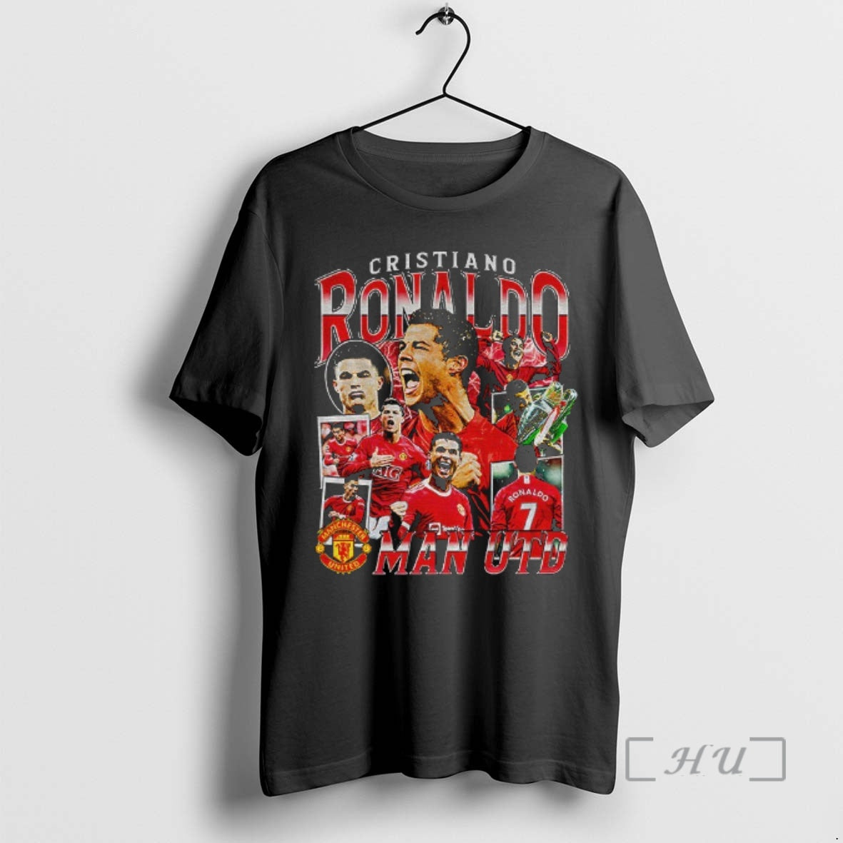 Trending Cristiano Ronaldo Manchester United Man Utd - Adult & Kids T-Shirts, Sweatshirts & Hoodies apparel design preview 1