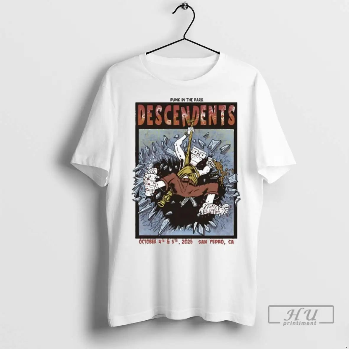 Trending Descendents X Punk In The Park October 4th - Adult & Kids T-Shirts, Sweatshirts & Hoodies apparel design preview 1
