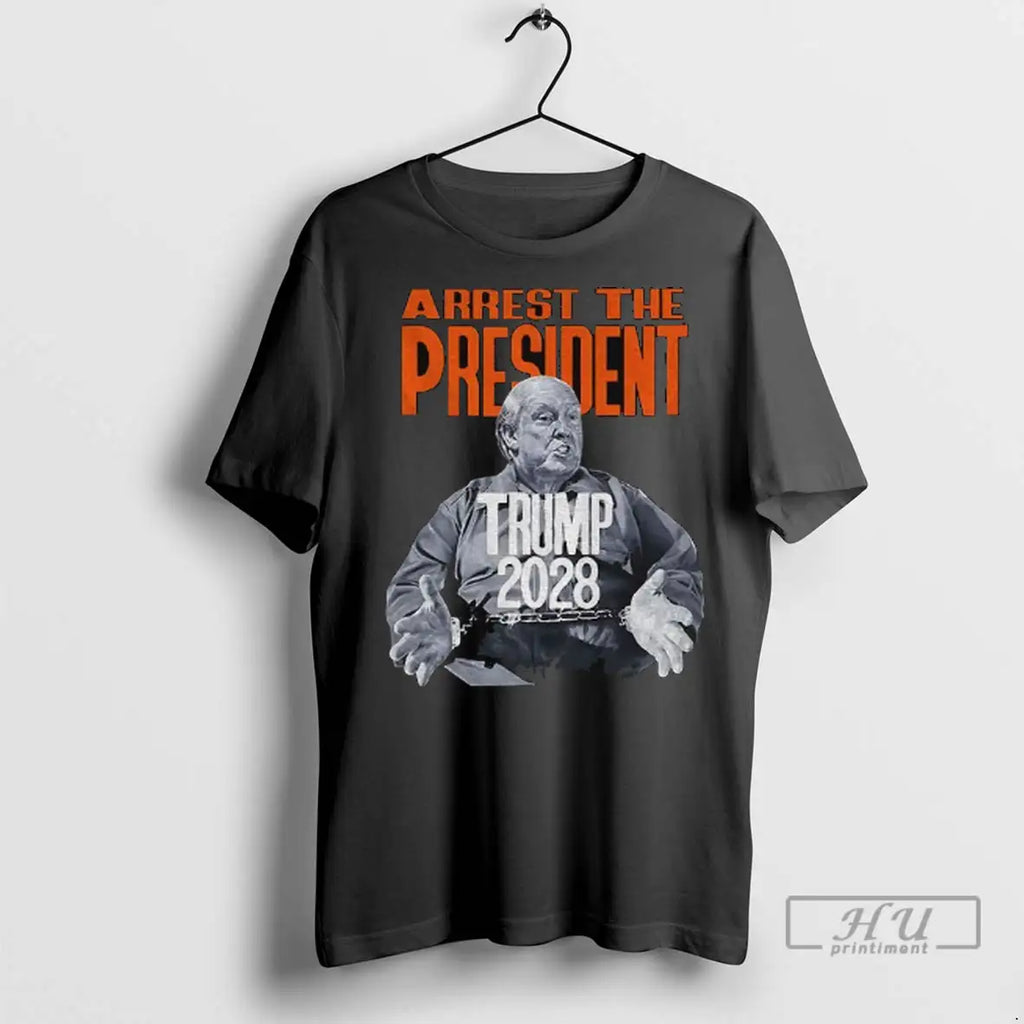 Trending Donald Trump Bald Lock Him Up Illustration - Adult & Kids T-Shirts, Sweatshirts & Hoodies apparel design preview 1