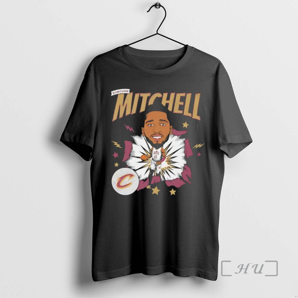 Trending Donovan Mitchell Cleveland Cavaliers - Adult & Kids T-Shirts, Sweatshirts & Hoodies apparel design preview 1
