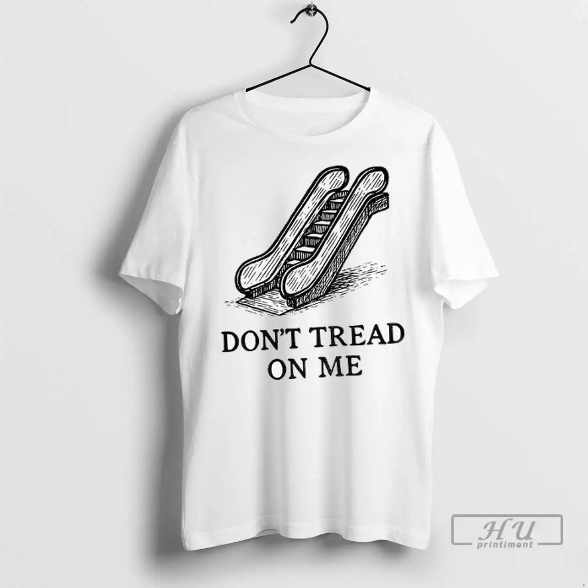 Trending Dont Tread On Me Trump Escalator Melania Un - Adult & Kids T-Shirts, Sweatshirts & Hoodies apparel design preview 1