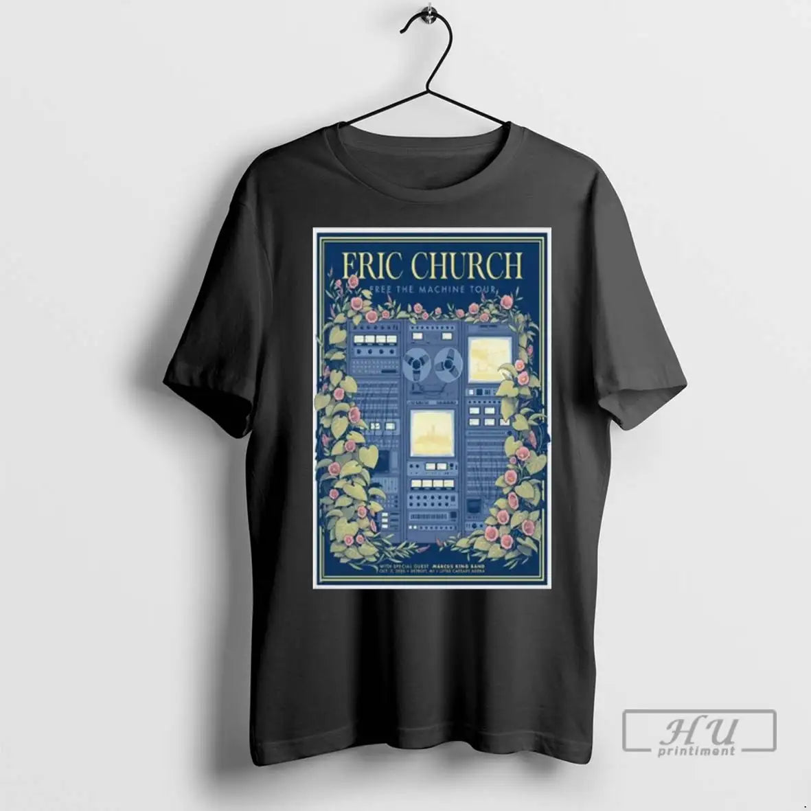 Trending Eric Church Little Caesars Arena Oct 2 2025 - Adult & Kids T-Shirts, Sweatshirts & Hoodies apparel design preview 1