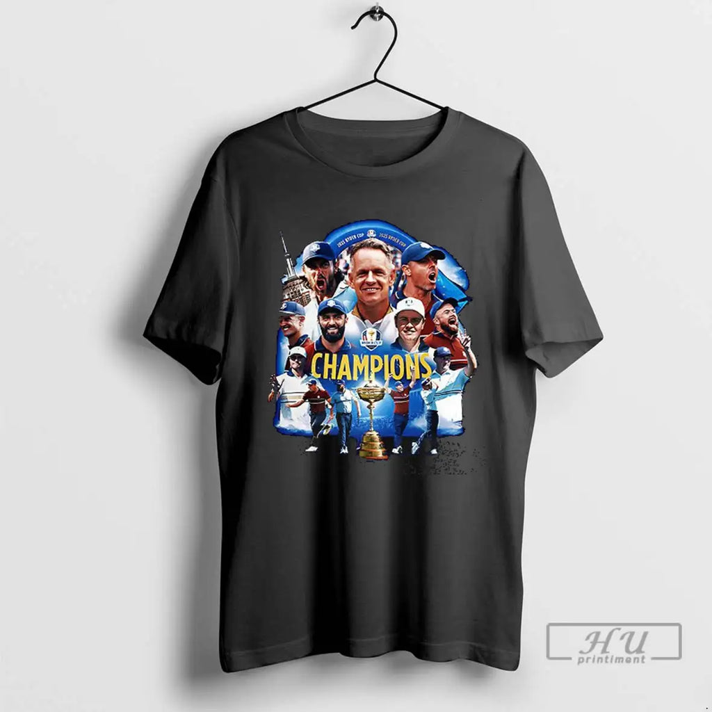 Trending Eur Champions Ryder Cup 2025 - Adult & Kids T-Shirts, Sweatshirts & Hoodies apparel design preview 1