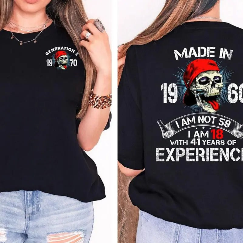 Trending Generation X 1970 Cool Skeleton I Am 18 41 - Adult & Kids T-Shirts, Sweatshirts & Hoodies apparel design preview 1