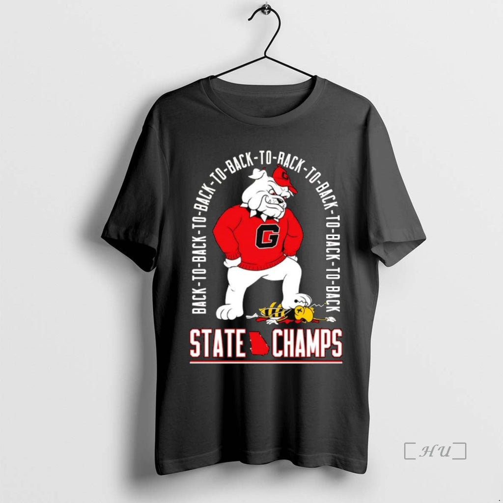 Trending Georgia Bulldogs Beat Yellow Jackets Back 8 - Adult & Kids T-Shirts, Sweatshirts & Hoodies apparel design preview 1