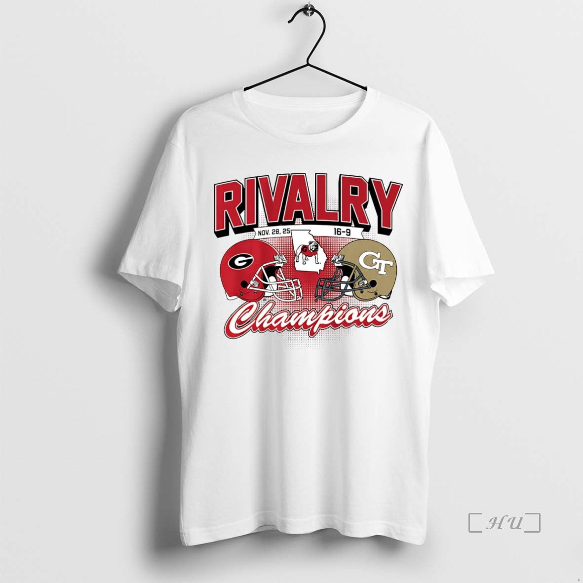 Trending Georgia Bulldogs Vs Tech Yellow Jackets - Adult & Kids T-Shirts, Sweatshirts & Hoodies apparel design preview 1
