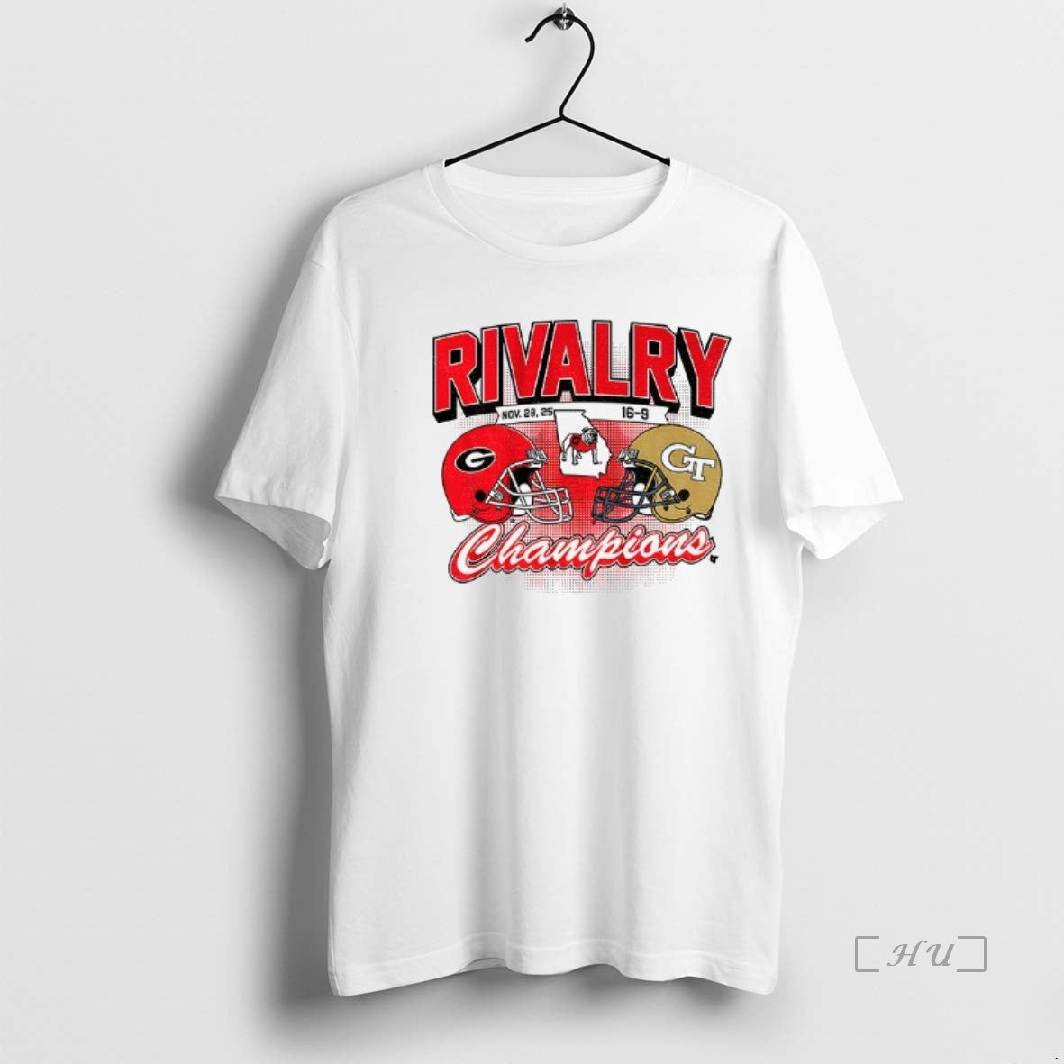 Trending Georgia Bulldogs Vs Tech Yellow Jackets - Adult & Kids T-Shirts, Sweatshirts & Hoodies apparel design preview 1