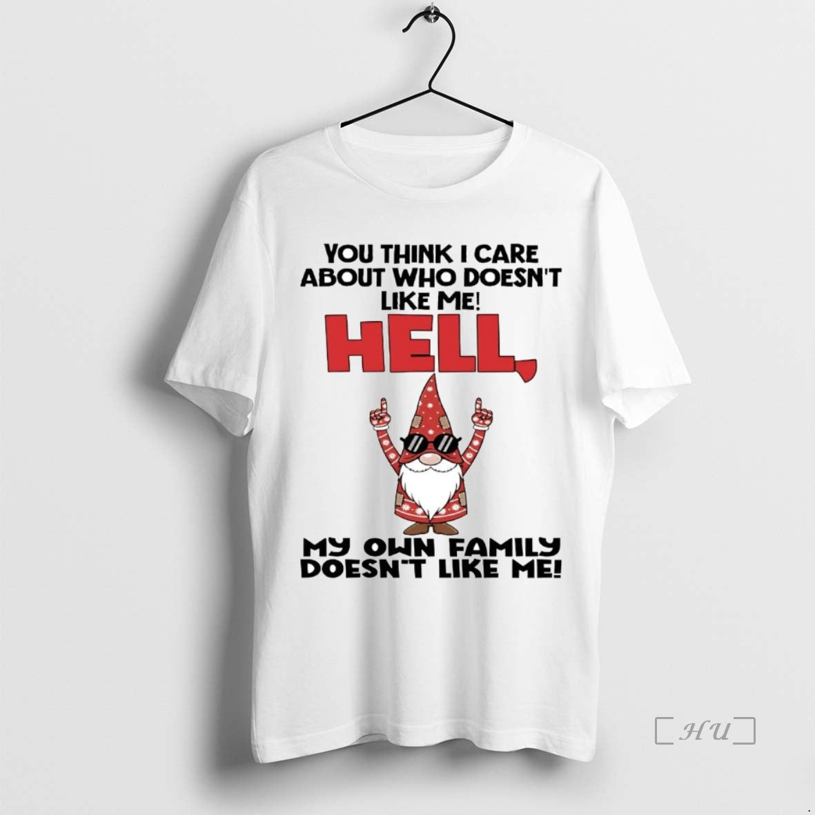 Trending Gnome You Think I Care About Who Doesnt Like - Adult & Kids T-Shirts, Sweatshirts & Hoodies apparel design preview 1