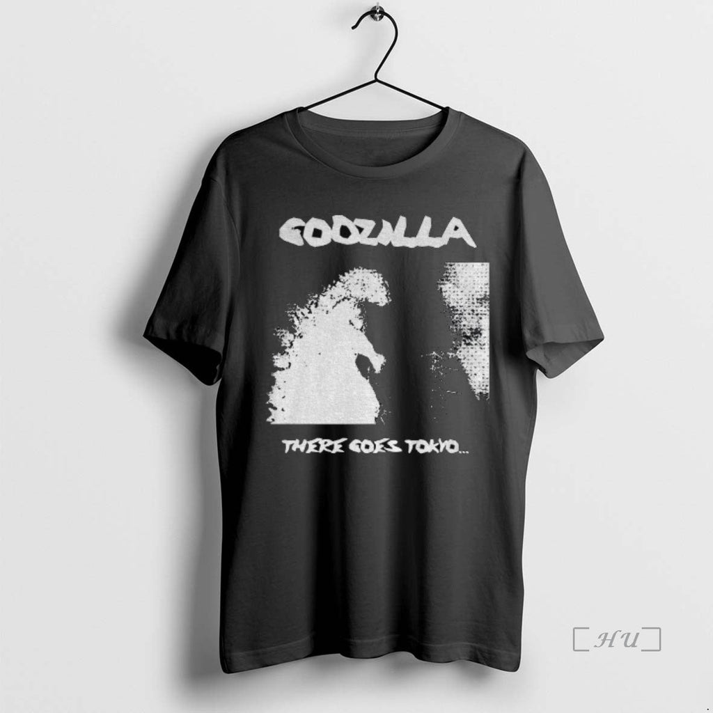 Trending Godzilla There Goes Tokyo Vintage - Adult & Kids T-Shirts, Sweatshirts & Hoodies apparel design preview 1