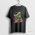Trending Grinch Grumpy Present Cartoon - Adult & Kids T-Shirts, Sweatshirts & Hoodies apparel design preview 1