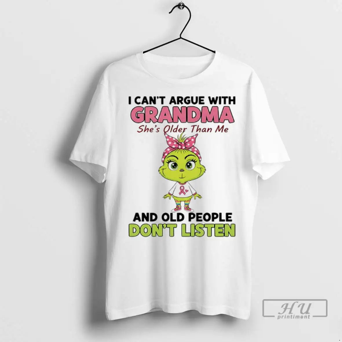 Trending Grinch Cancer I Cant Argue With Grandma Shes - Adult & Kids T-Shirts, Sweatshirts & Hoodies apparel design preview 1