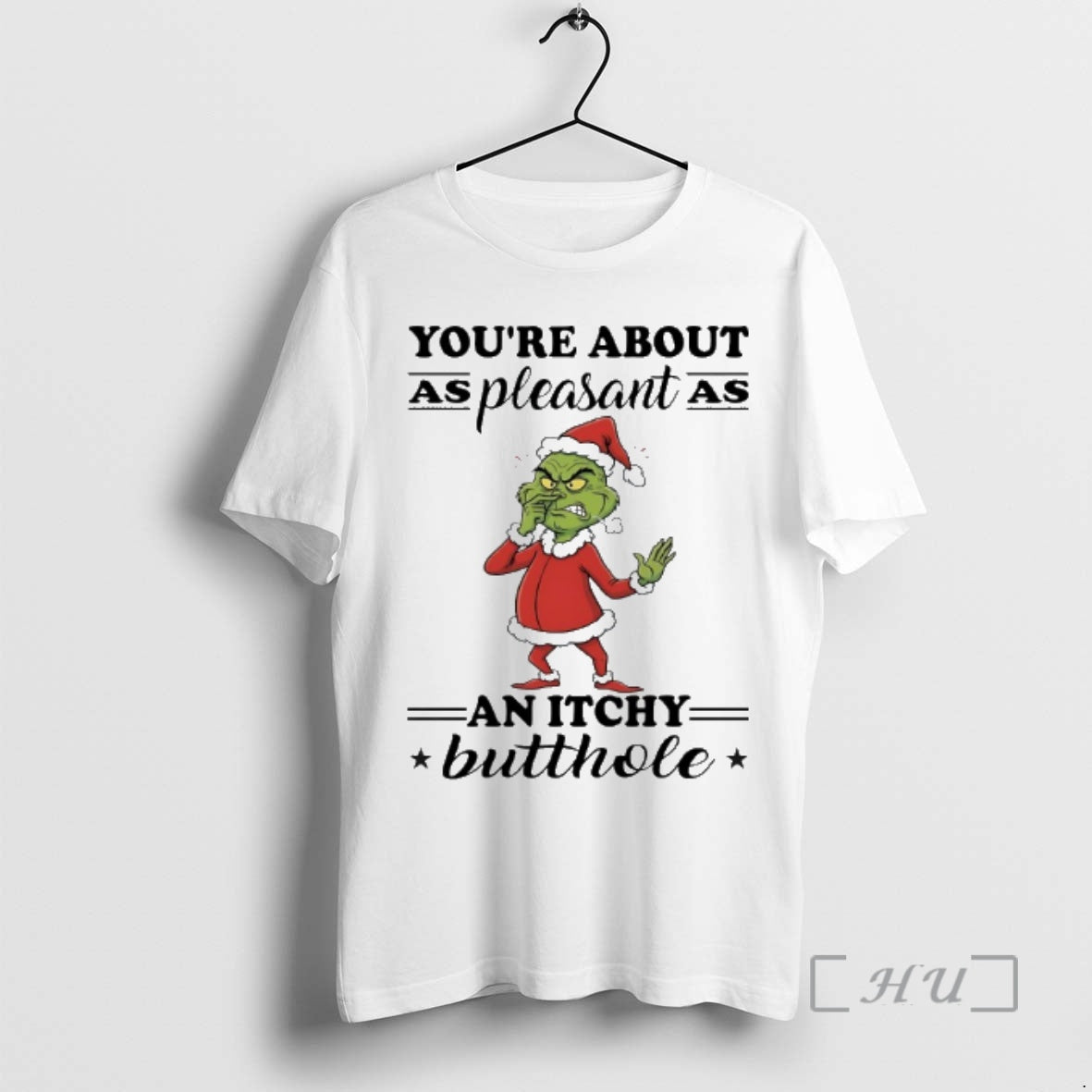Trending Grinch Youre About As Pleasant Itchy - Adult & Kids T-Shirts, Sweatshirts & Hoodies apparel design preview 1