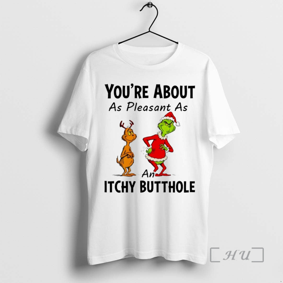 Trending Grinch Youre About As Pleasant Itchy - Adult & Kids T-Shirts, Sweatshirts & Hoodies apparel design preview 1