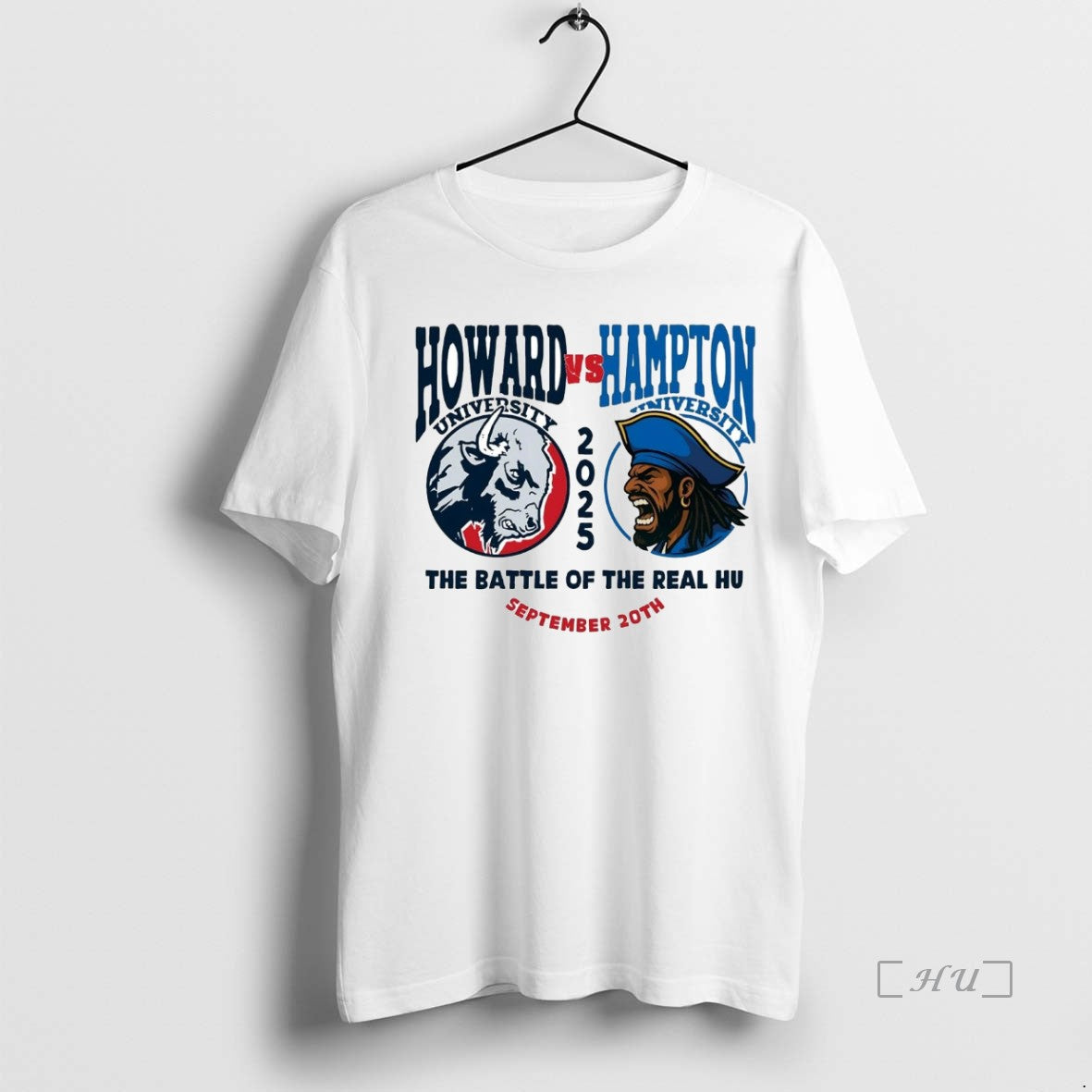 Trending Hampton Vs Howard University 2025 Battle - Adult & Kids T-Shirts, Sweatshirts & Hoodies apparel design preview 1