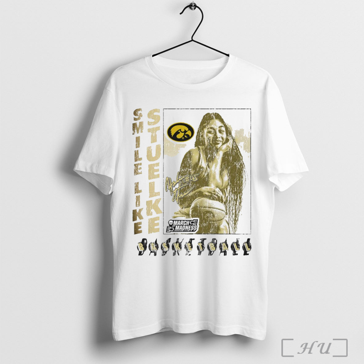Trending Hannah Stuelke Box Iowa Hawkeyes Basketball - Adult & Kids T-Shirts, Sweatshirts & Hoodies apparel design preview 1