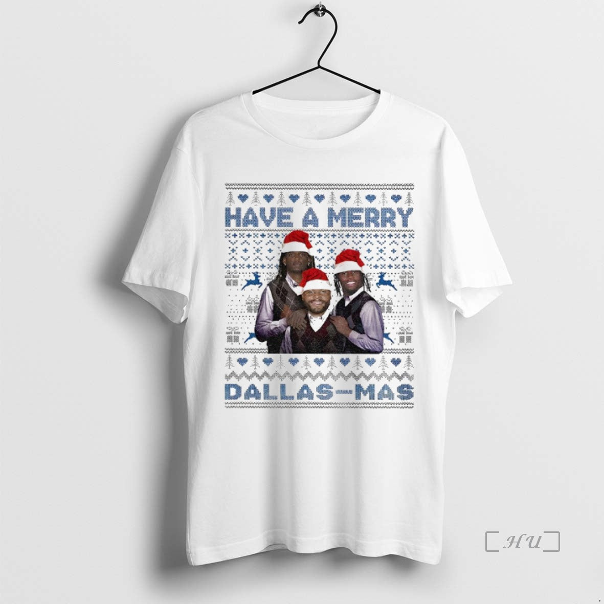 Trending Have Merry Dallas Mas Ceedee Lamb Dak - Adult & Kids T-Shirts, Sweatshirts & Hoodies apparel design preview 1