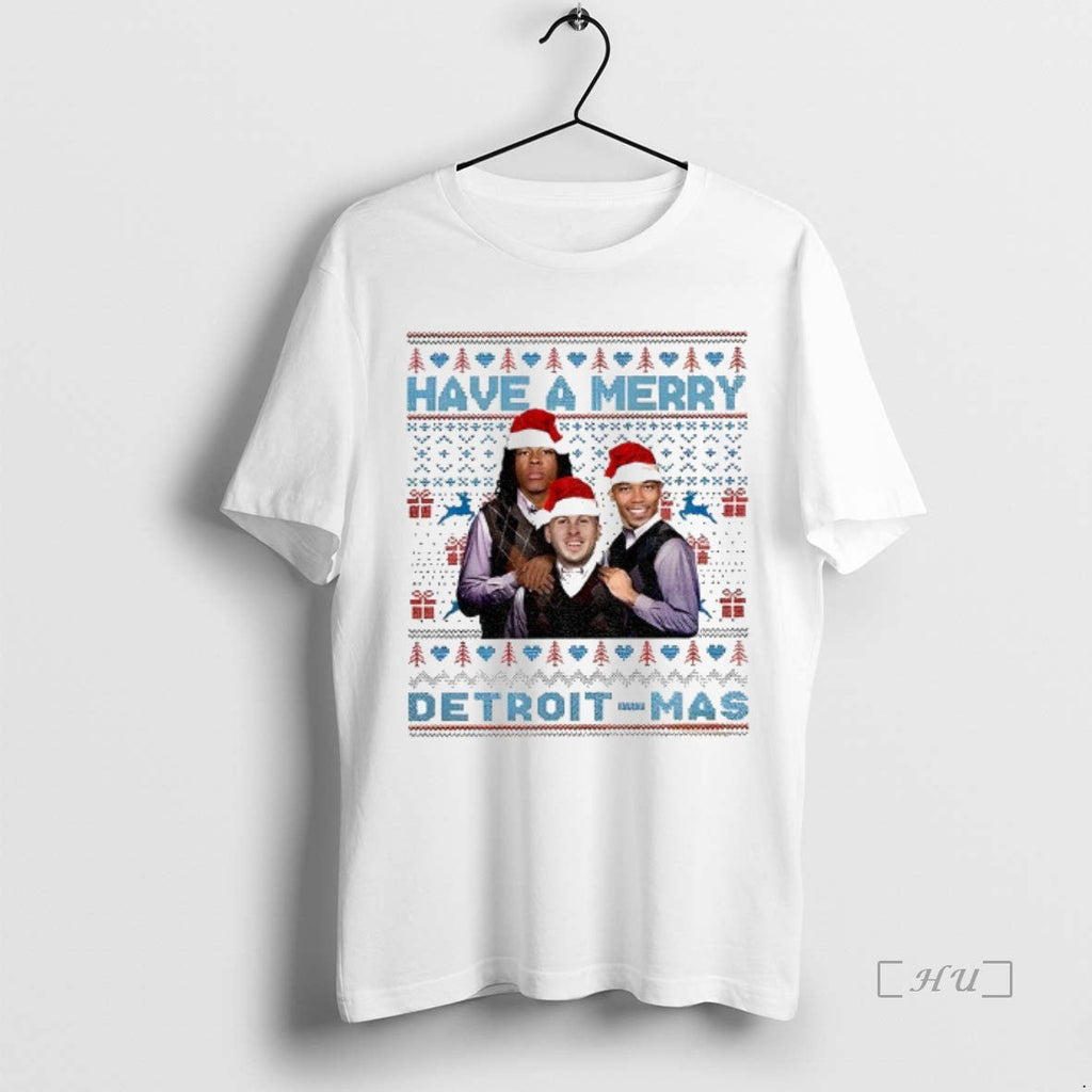 Trending Have Merry Detroit Mas Jared Goff Jahmyr - Adult & Kids T-Shirts, Sweatshirts & Hoodies apparel design preview 1
