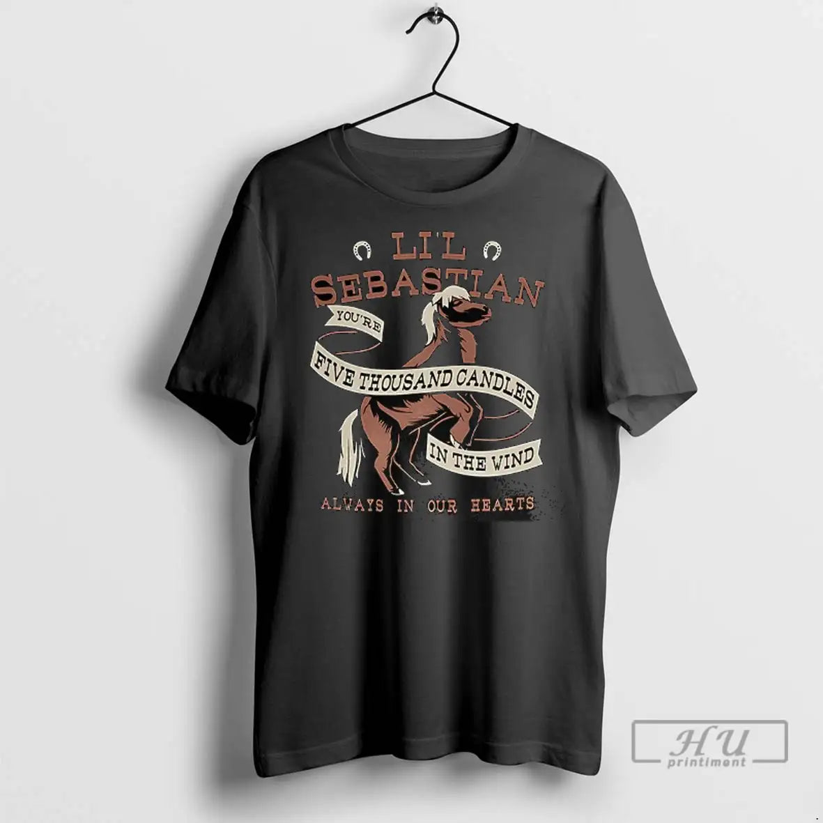 Trending Horse Lil Sebastian Always In Our Hearts - Adult & Kids T-Shirts, Sweatshirts & Hoodies apparel design preview 1