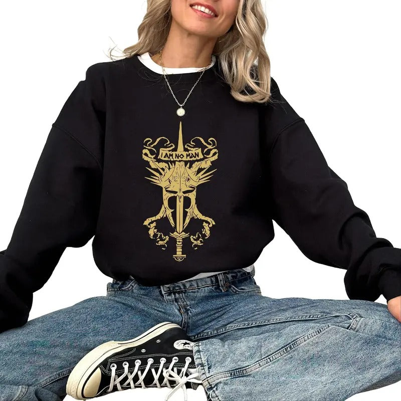 Trending I'M No Man Nazgul Fantasy Book Lover Woman - Adult & Kids T-Shirts, Sweatshirts & Hoodies apparel design preview 1