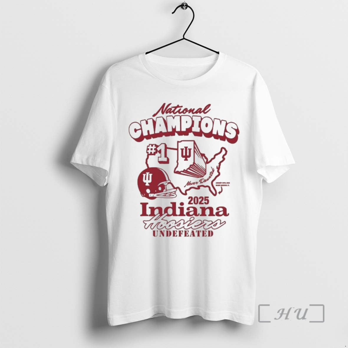 Trending Indiana 2025 National Champions Undefeated - Adult & Kids T-Shirts, Sweatshirts & Hoodies apparel design preview 1