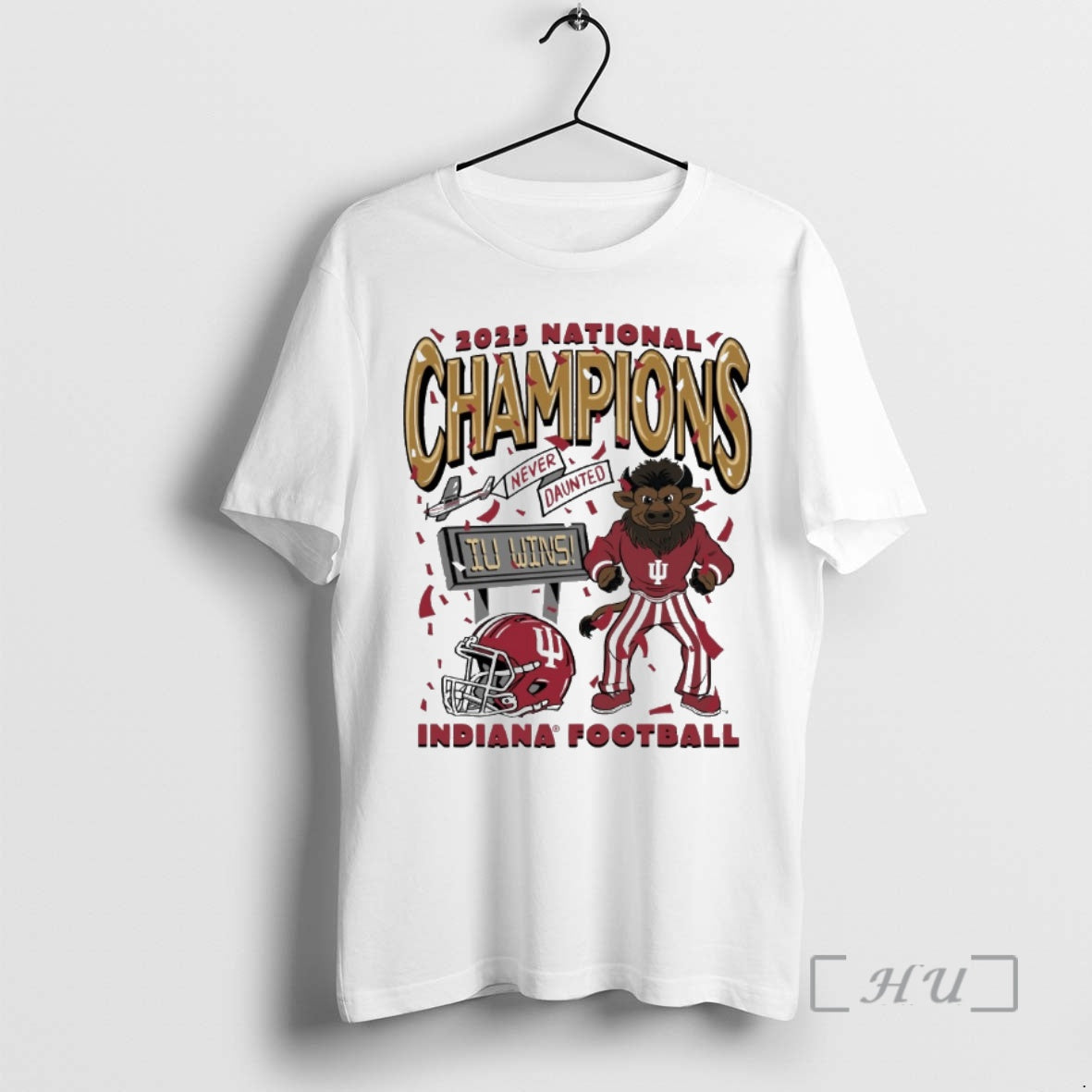 Trending Indiana Football 2025 Cfp National Champions - Adult & Kids T-Shirts, Sweatshirts & Hoodies apparel design preview 1