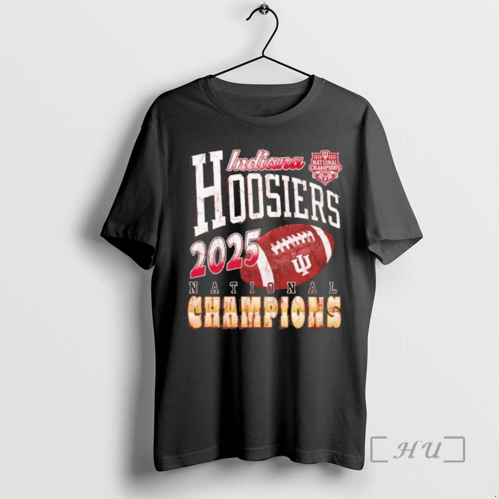 Trending Indiana Football 2025 Cfp National Champions - Adult & Kids T-Shirts, Sweatshirts & Hoodies apparel design preview 1
