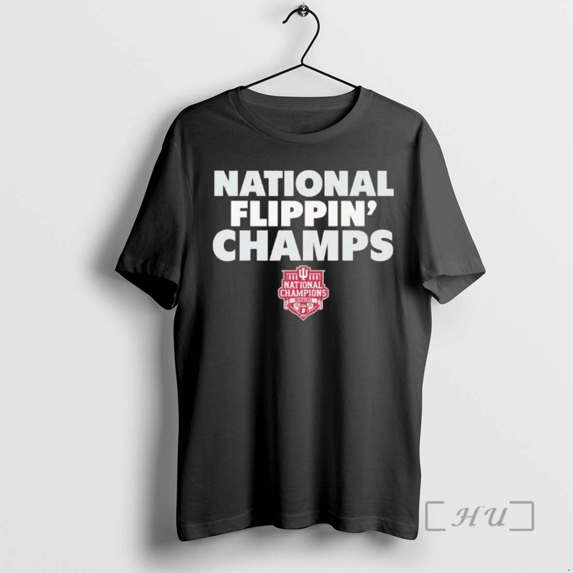 Trending Indiana Football 2025 National Flippin - Adult & Kids T-Shirts, Sweatshirts & Hoodies apparel design preview 1