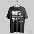 Trending January February Jaden Akins April Michigan - Adult & Kids T-Shirts, Sweatshirts & Hoodies apparel design preview 1