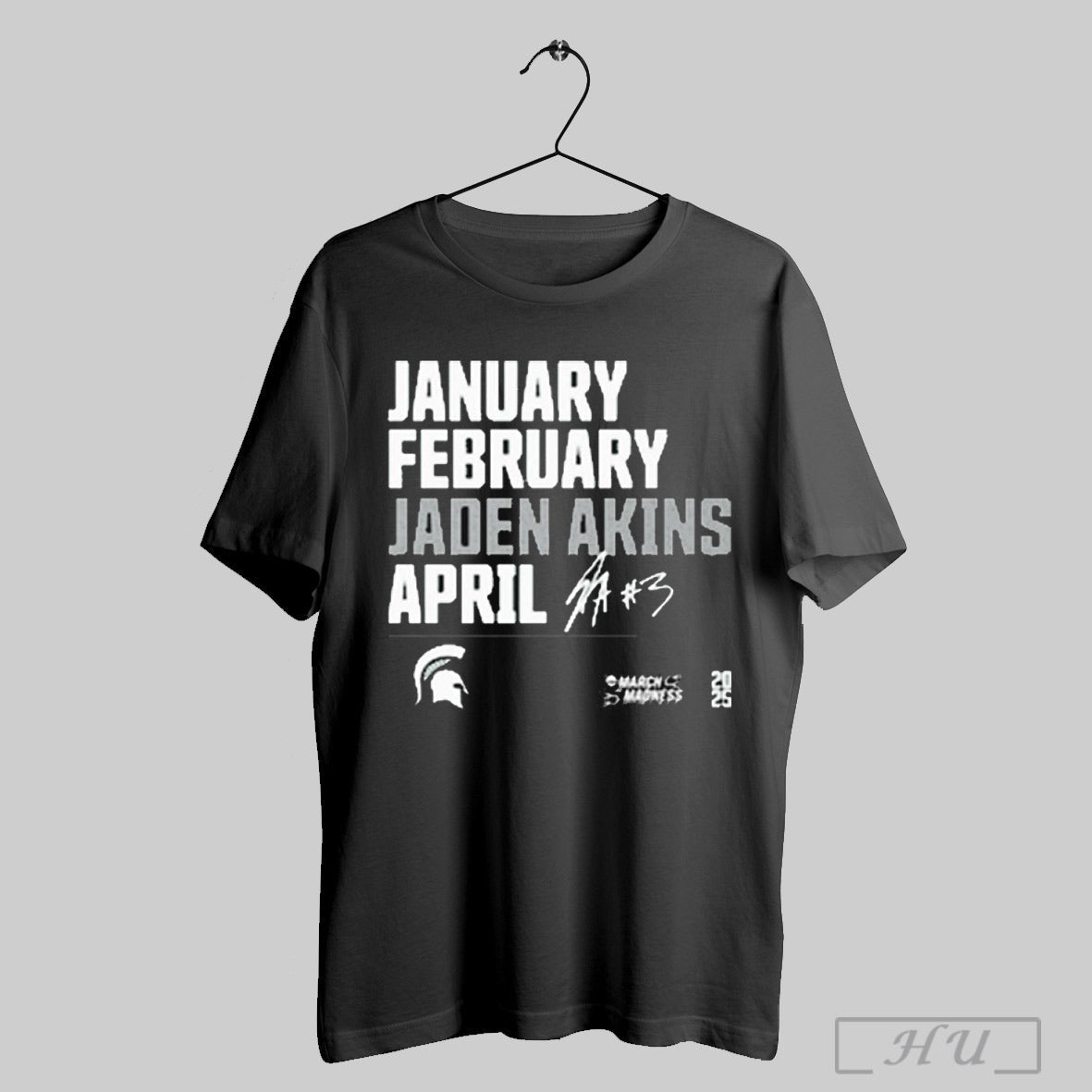 Trending January February Jaden Akins April Michigan - Adult & Kids T-Shirts, Sweatshirts & Hoodies apparel design preview 1