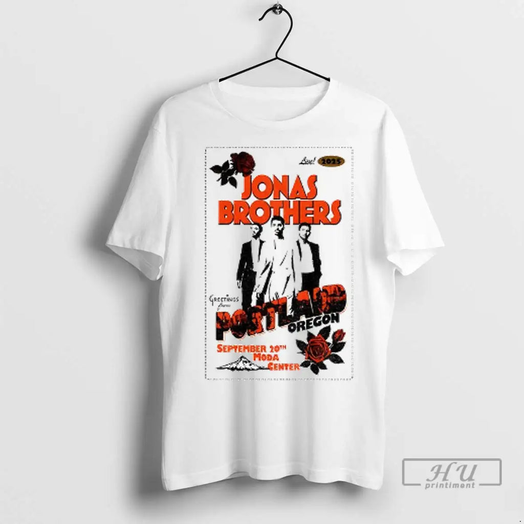 Trending Jonas Brothers Greetings From Your Hometown - Adult & Kids T-Shirts, Sweatshirts & Hoodies apparel design preview 1