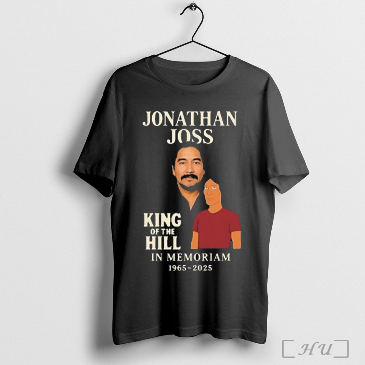 Trending Jonathan Joss Memorial King Of The Hill - Adult & Kids T-Shirts, Sweatshirts & Hoodies apparel design preview 1