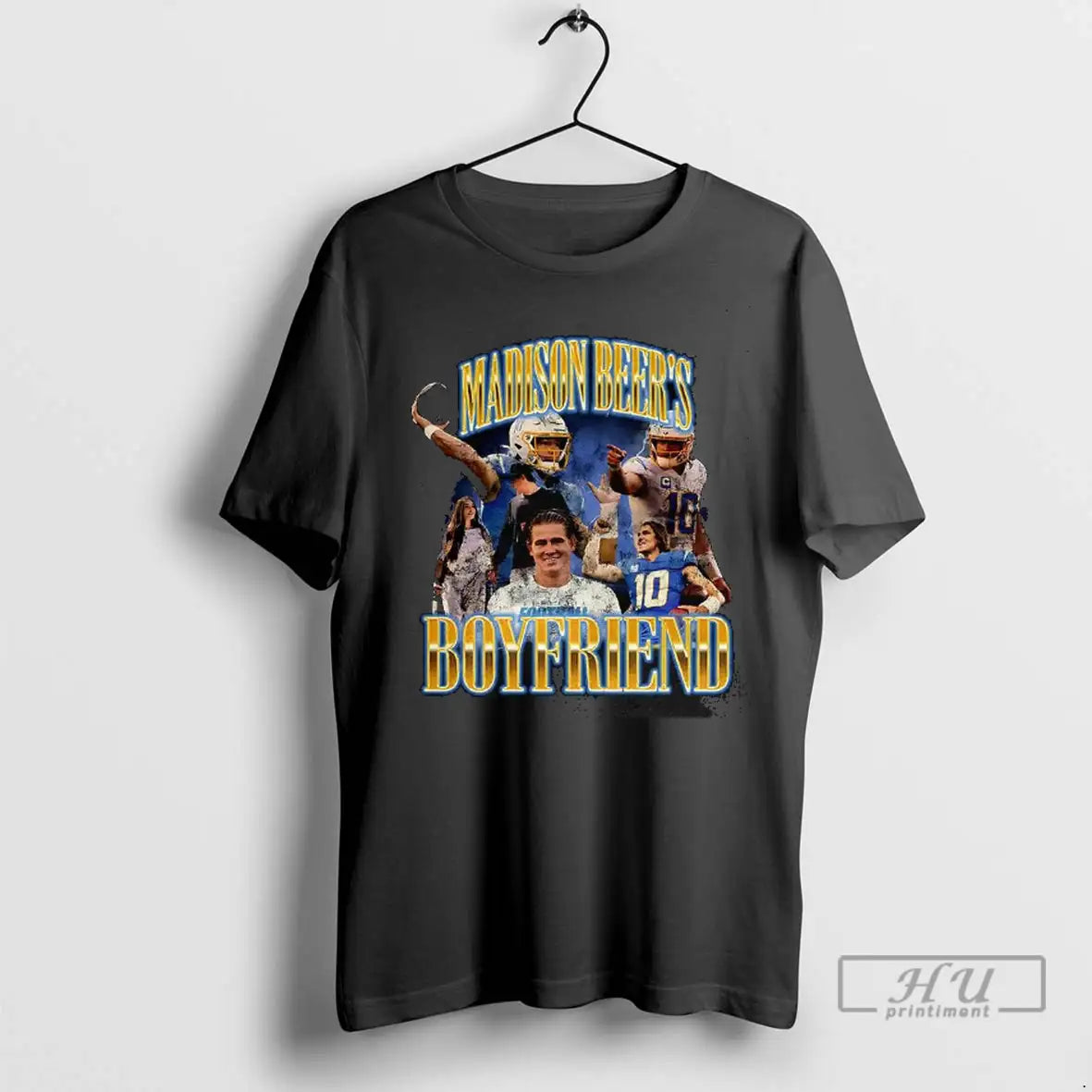 Trending Justin Herbert Los Angeles Chargers Madison - Adult & Kids T-Shirts, Sweatshirts & Hoodies apparel design preview 1