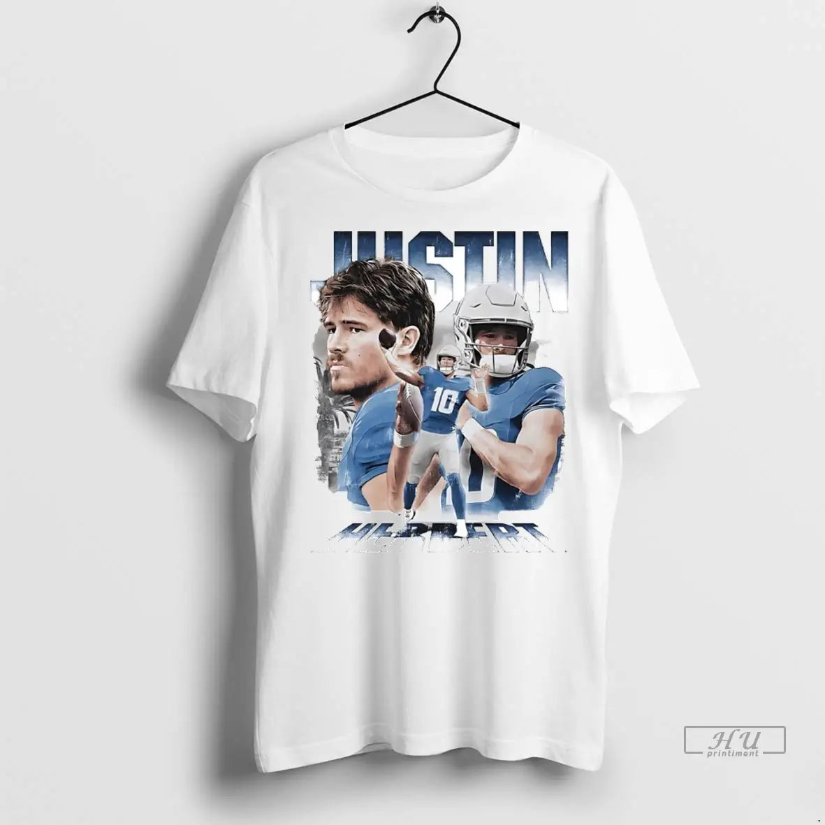 Trending Justin Herbert Picture Collage Los Angeles - Adult & Kids T-Shirts, Sweatshirts & Hoodies apparel design preview 1