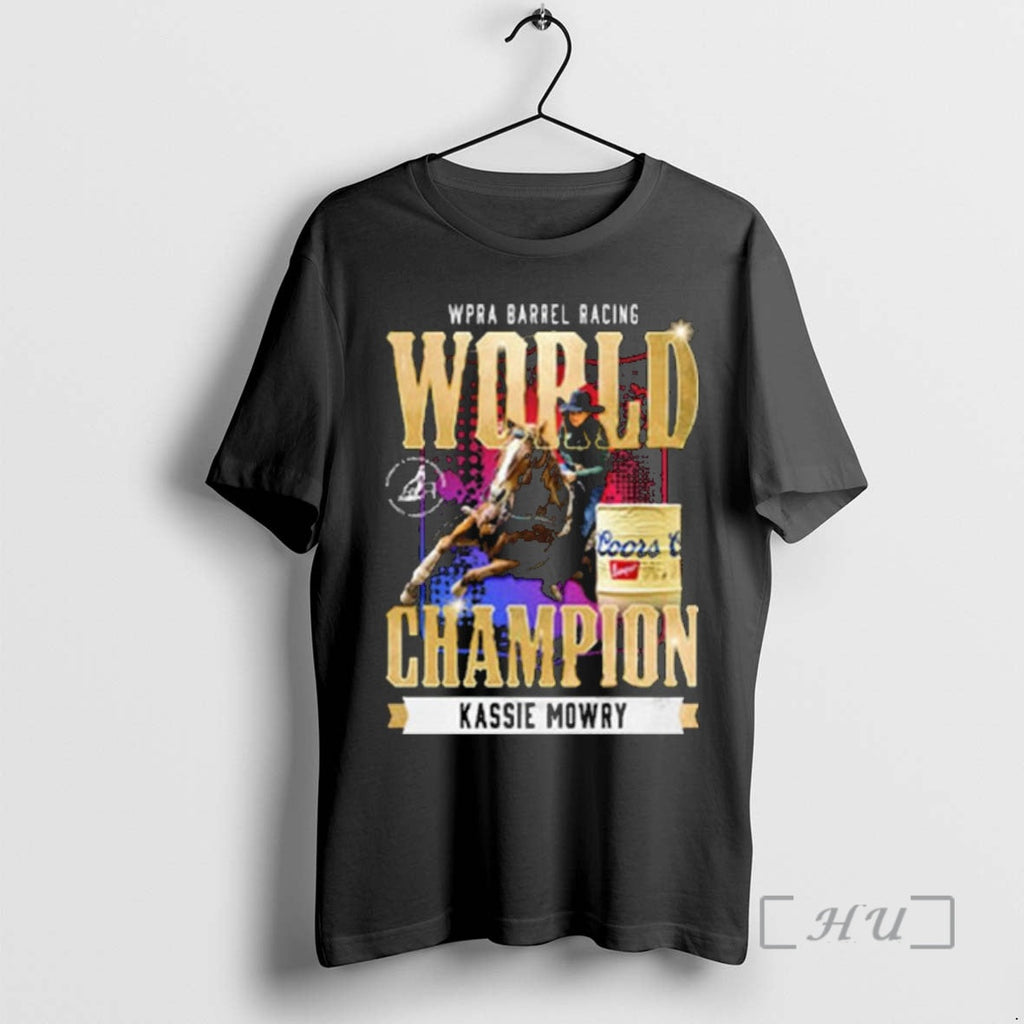 Trending Kassie Mowry Nfr 2025 Prca Barrel Racing - Adult & Kids T-Shirts, Sweatshirts & Hoodies apparel design preview 1