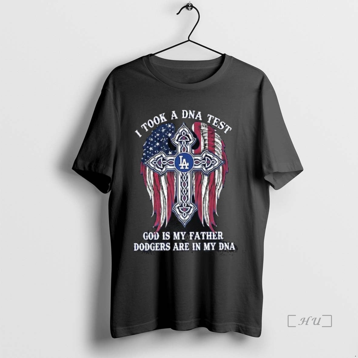 Trending Los Angeles Dodgers Baseball I Took Dna Test - Adult & Kids T-Shirts, Sweatshirts & Hoodies apparel design preview 1