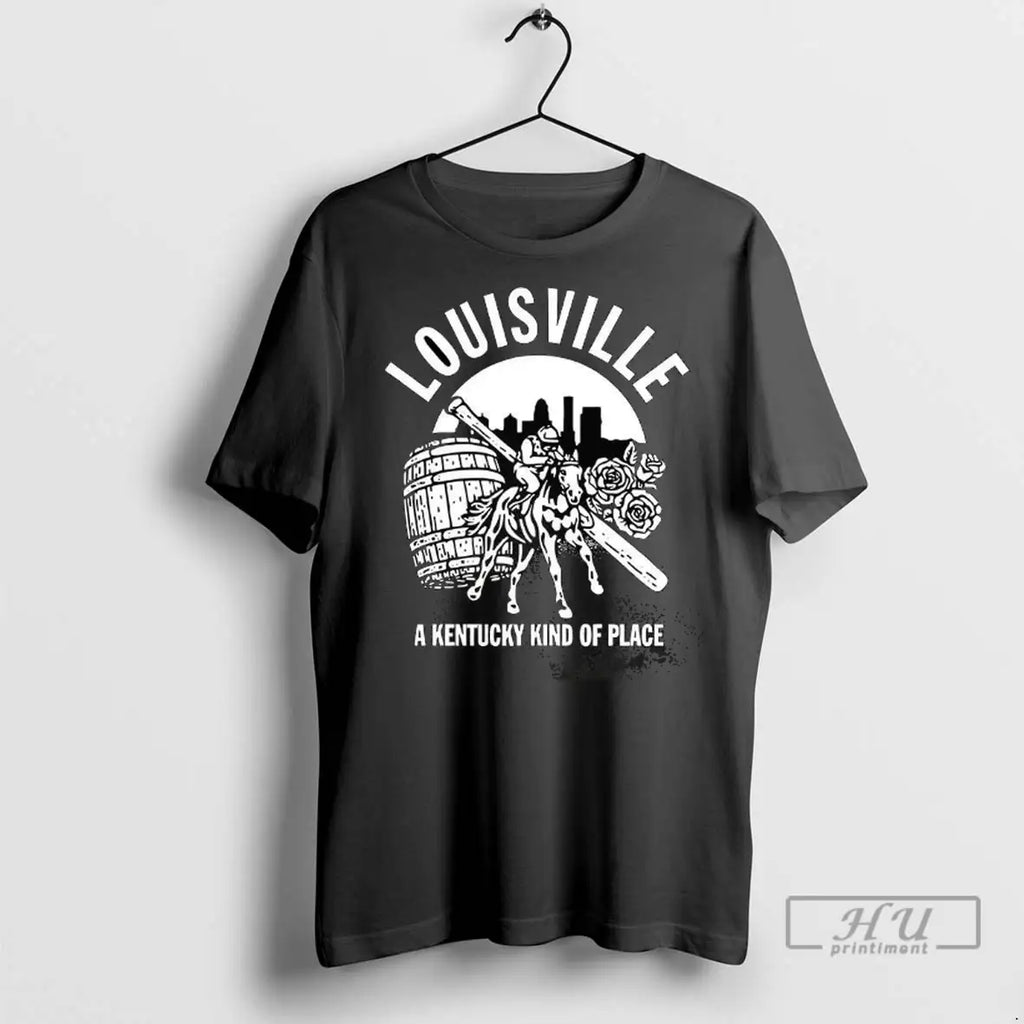 Trending Louisville A Kentucky Kind Of Place Vintage - Adult & Kids T-Shirts, Sweatshirts & Hoodies apparel design preview 1