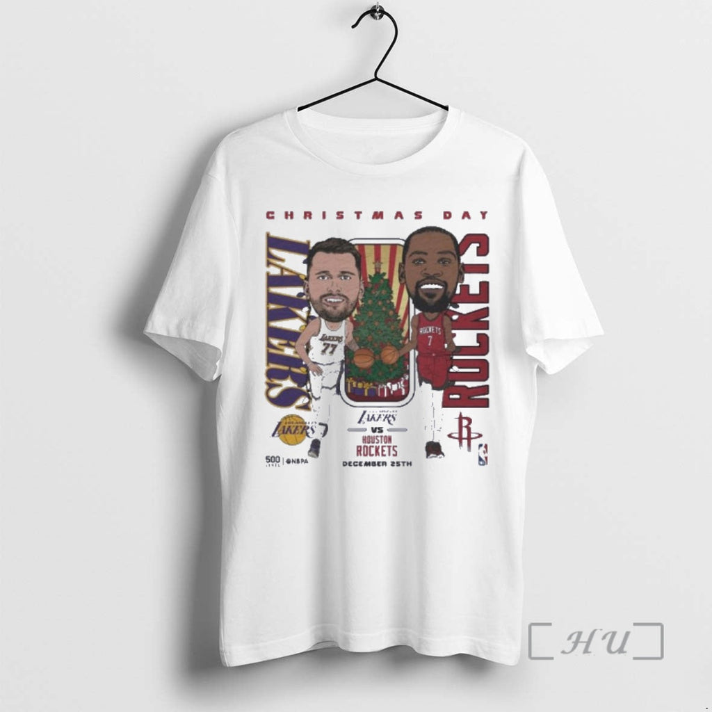 Trending Luka Doncic Vs Kevin Durant 2025 Nba Day - Adult & Kids T-Shirts, Sweatshirts & Hoodies apparel design preview 1
