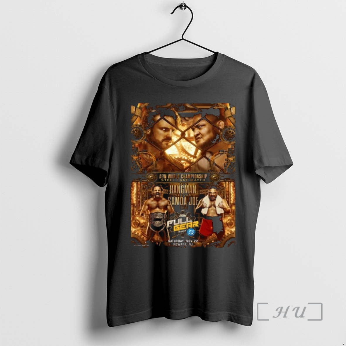 Trending Matchup Monday Hangman Adam Page Vs Samoa - Adult & Kids T-Shirts, Sweatshirts & Hoodies apparel design preview 1