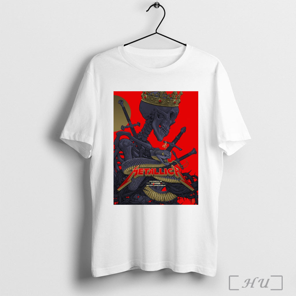 Trending Metallica Columbus Oh May 11th 2025 Historic - Adult & Kids T-Shirts, Sweatshirts & Hoodies apparel design preview 1