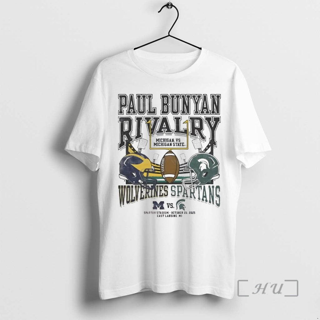 Trending Michigan State Spartans Vs Wolverines 2025 - Adult & Kids T-Shirts, Sweatshirts & Hoodies apparel design preview 1