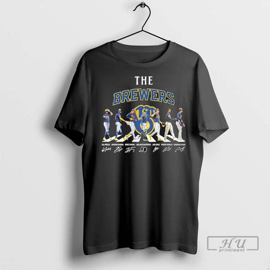 Trending Milwaukee Brewers Christian Yelich And - Adult & Kids T-Shirts, Sweatshirts & Hoodies apparel design preview 1