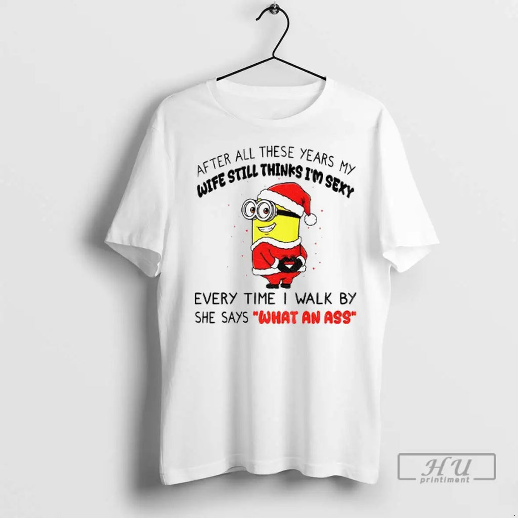 Trending Minion After All These Years My Wife Still - Adult & Kids T-Shirts, Sweatshirts & Hoodies apparel design preview 1