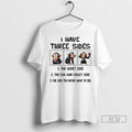 Trending Monkey I Have Three Sides The Quiet Side Fun - Adult & Kids T-Shirts, Sweatshirts & Hoodies apparel design preview 1