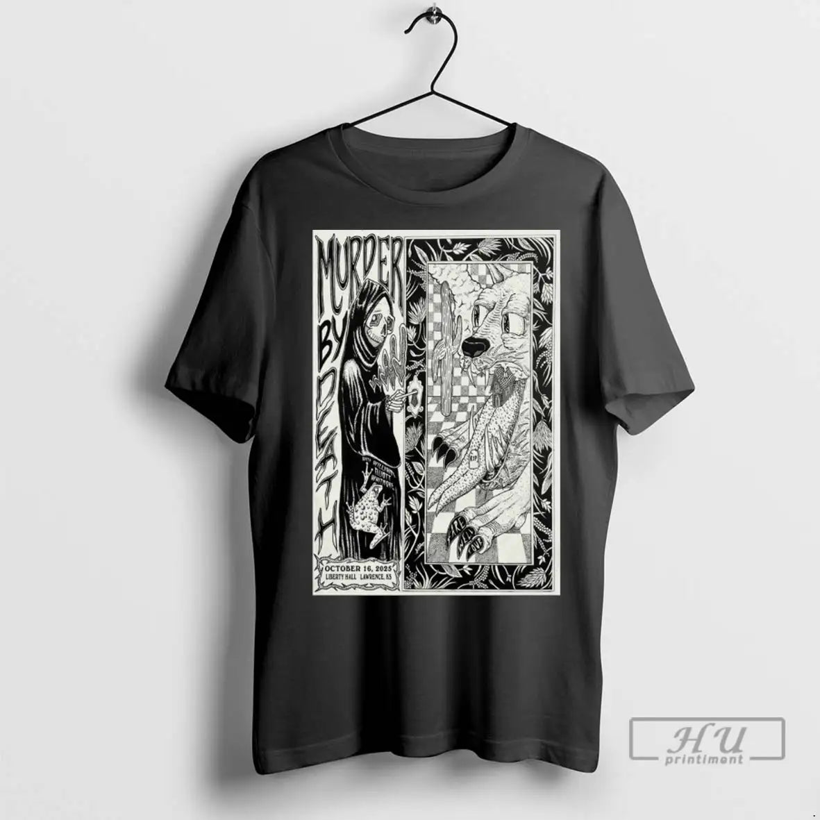 Trending Murder By Death Liberty Hall Lawrence Ks - Adult & Kids T-Shirts, Sweatshirts & Hoodies apparel design preview 1