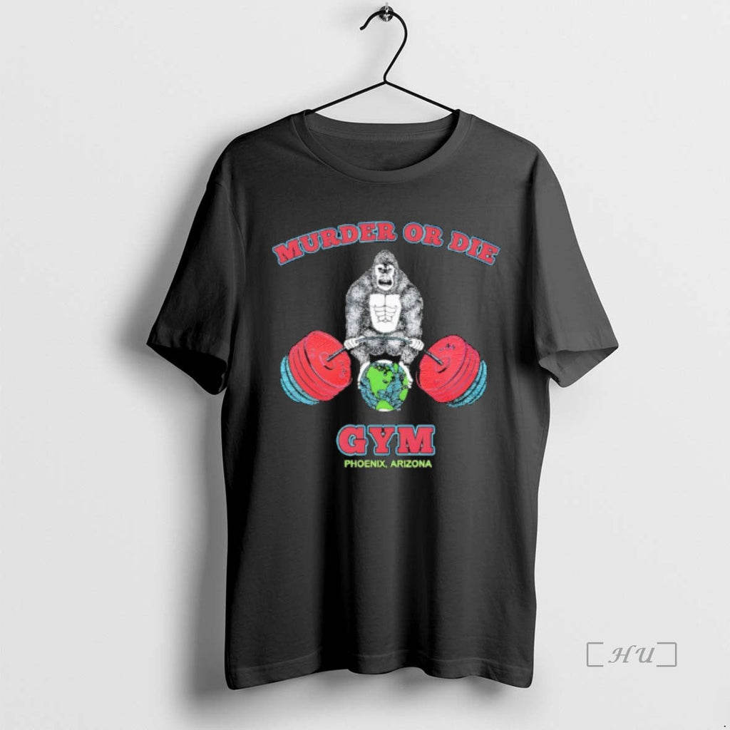 Trending Murder Die Gorilla Cakes Gym - Adult & Kids T-Shirts, Sweatshirts & Hoodies apparel design preview 1
