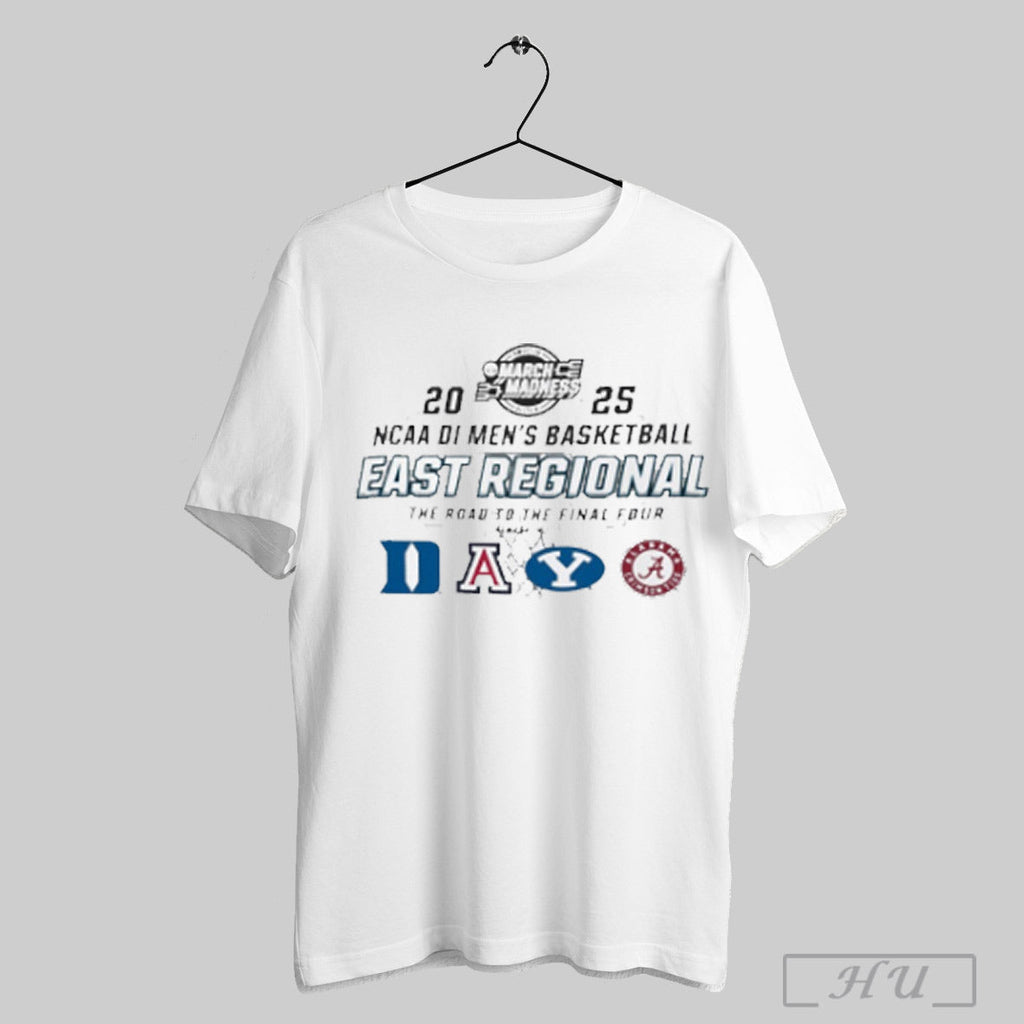 Trending Ncaa Di Mens Basketball East Regional 2025 - Adult & Kids T-Shirts, Sweatshirts & Hoodies apparel design preview 1